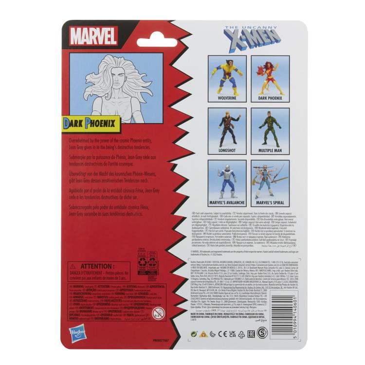 The Uncanny X-Men Marvel Legends Retro Collection Dark Phoenix Hasbro